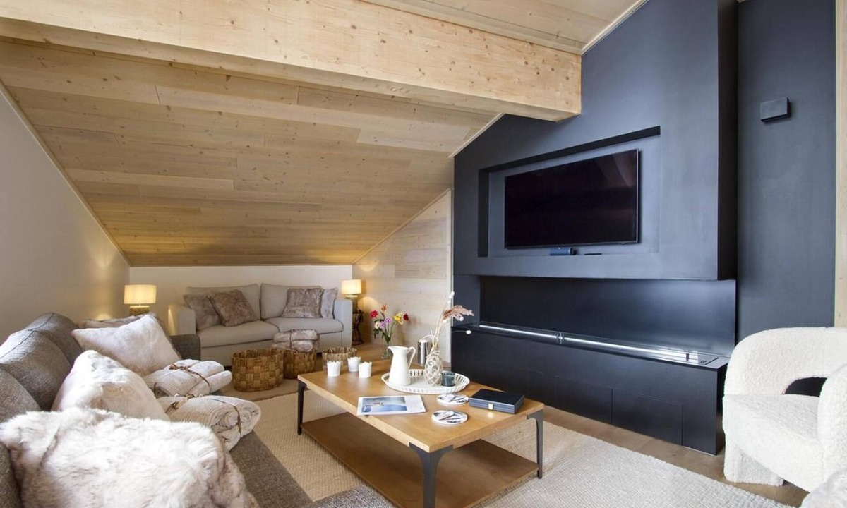 Bergers Apartment | 5th floor, fitness, swimming pool, sauna, hammam, balcony, fireplace or stove, tv, ski locker, 143m²