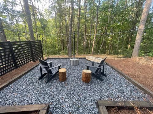 Sautee Nacoochee House | 6 miles from Helen Couples Shower Private Fire Pit