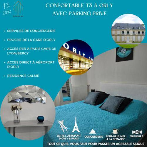 Orly Apartment | 65 m² Apartment ∙ 2 bedrooms ∙ 6 guests