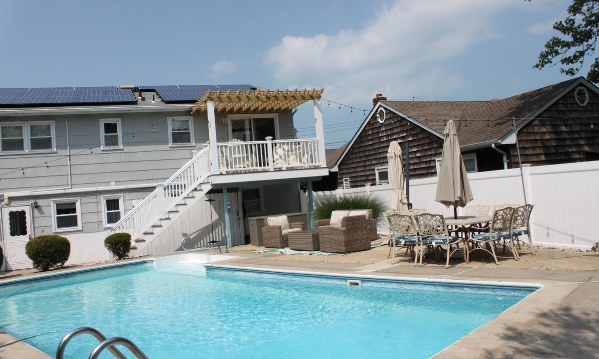 Point Pleasant Beach House | 6BR Beach Oasis & Poolside Getaway w/Game Room & Private Beach access in PPB
