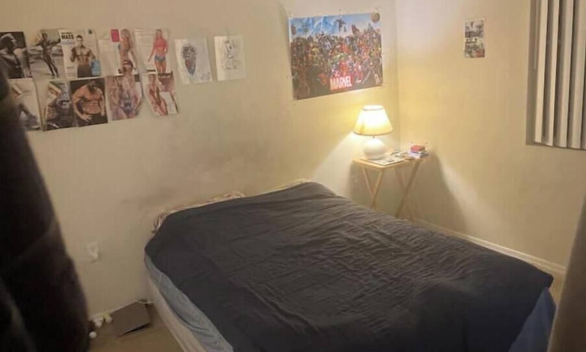 San Ramon Apartment | 750 sq ft, carpeted, futon.