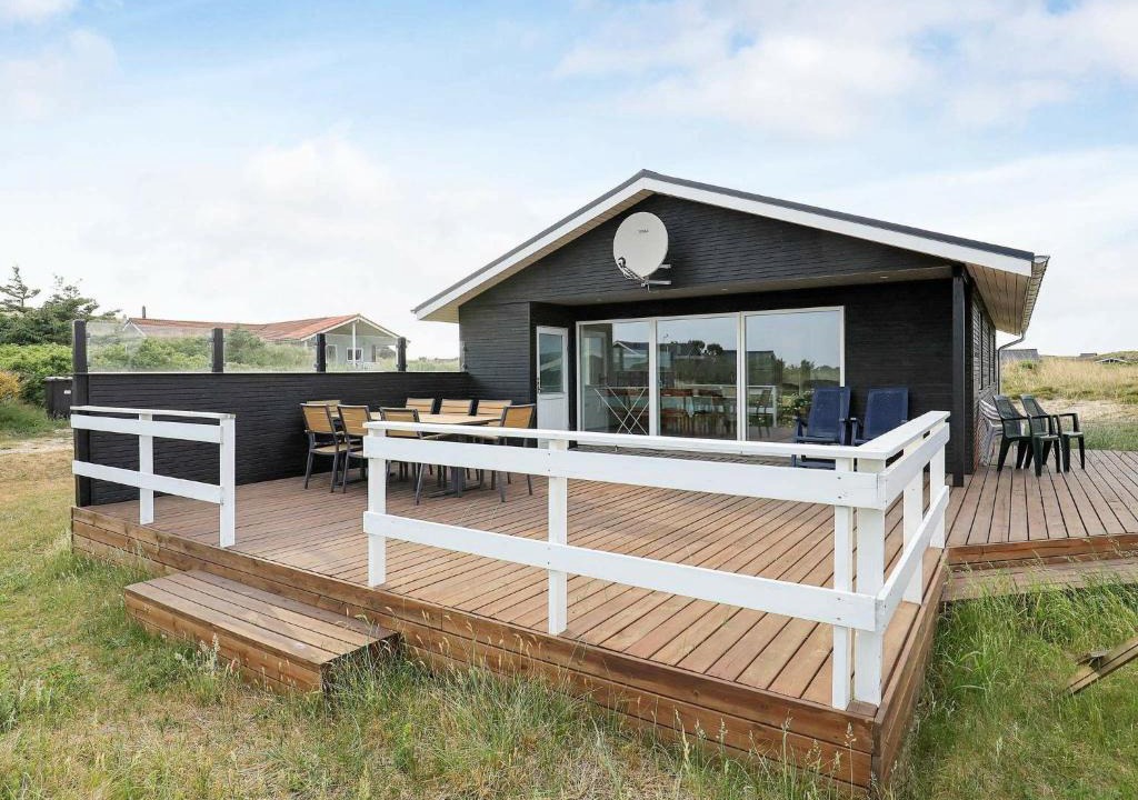 Klegod Strand House | 8 person holiday home in Ringk bing