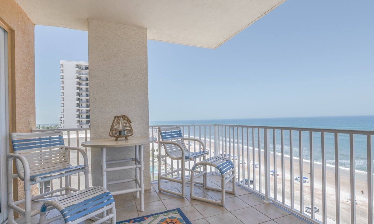 Daytona Beach Shores Condo | 802 Sanibel - Oceanfront Luxury Unit