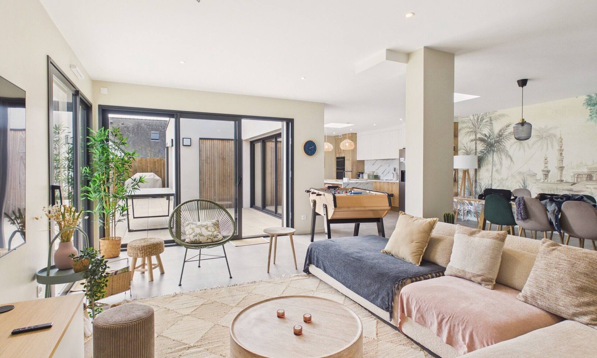 Piriac-sur-Mer Ski Chalet | 850m de la mer - Maison 8 adultes et 4 enfants
