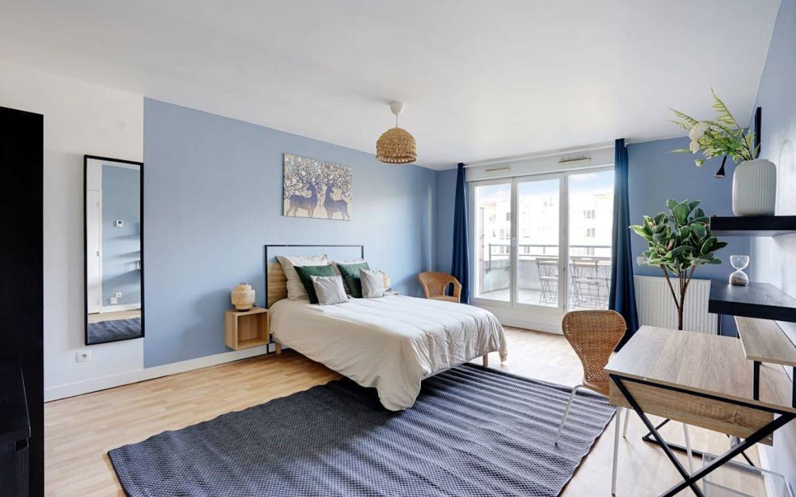 Villejuif Resort | 93 m² Private room ∙ 1 bedroom ∙ 4 guests