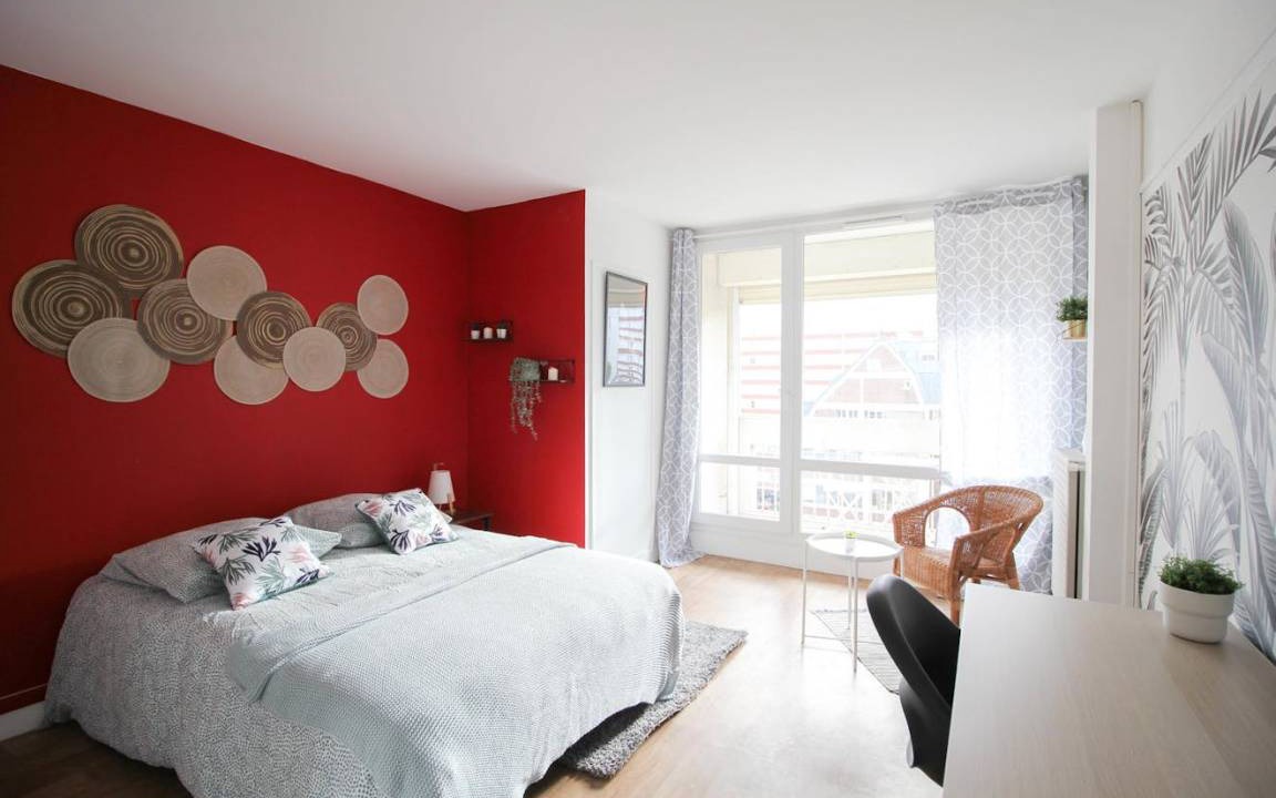 Levallois-Perret Resort | 93 m² Private room ∙ 1 bedroom ∙ 5 guests