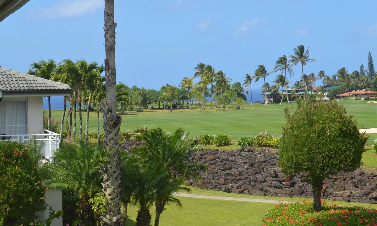 Princeville Condo | A/C, Deluxe, Top Floor, Quiet Development, heated pool, convenient location