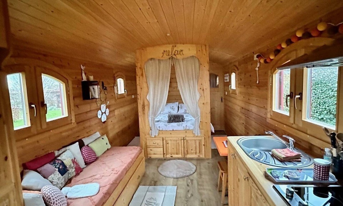 Valliquerville Cottage | A gypsy caravan holiday in idyllic surroundings