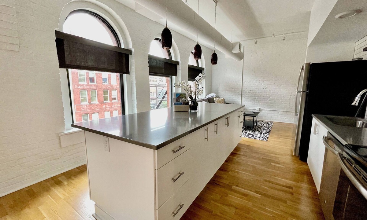 Old Market Apartment | A historic 1,200 square foot loft in the heart of the Old Market with Howard Street view