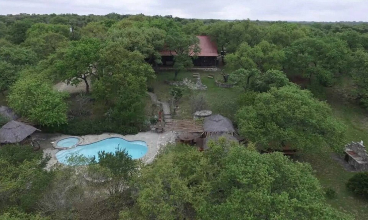 San Marcos House | A secluded cabin and art oasis nestled on 35 acres in the Texas Hill Country .