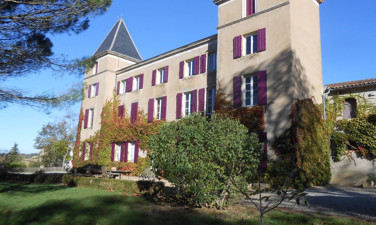 Pech-Luna House | A stunning 1800 Castle near Carcassonne, Mirepoix. Large pool with diving board.