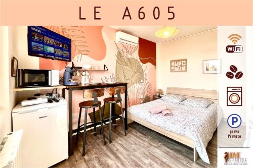 Saint-Georges-sur-Baulche Apartment | A605 Studio Auxerre avec parking