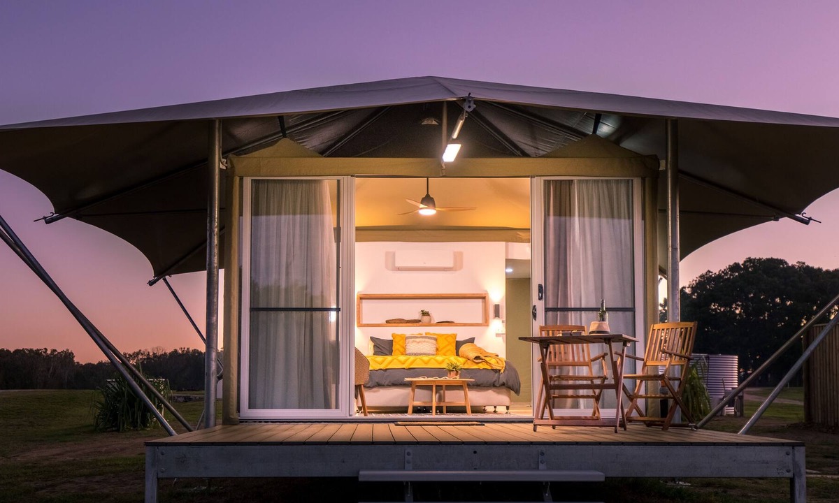Rules Beach Cabin | Absolute Beachfront Glamping Tent