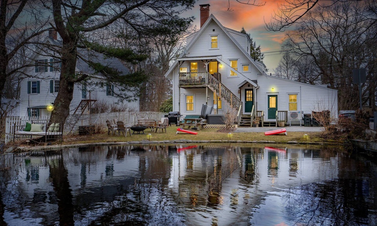 Somesville House | Acadia Historic Home with Theater and Hot Tub