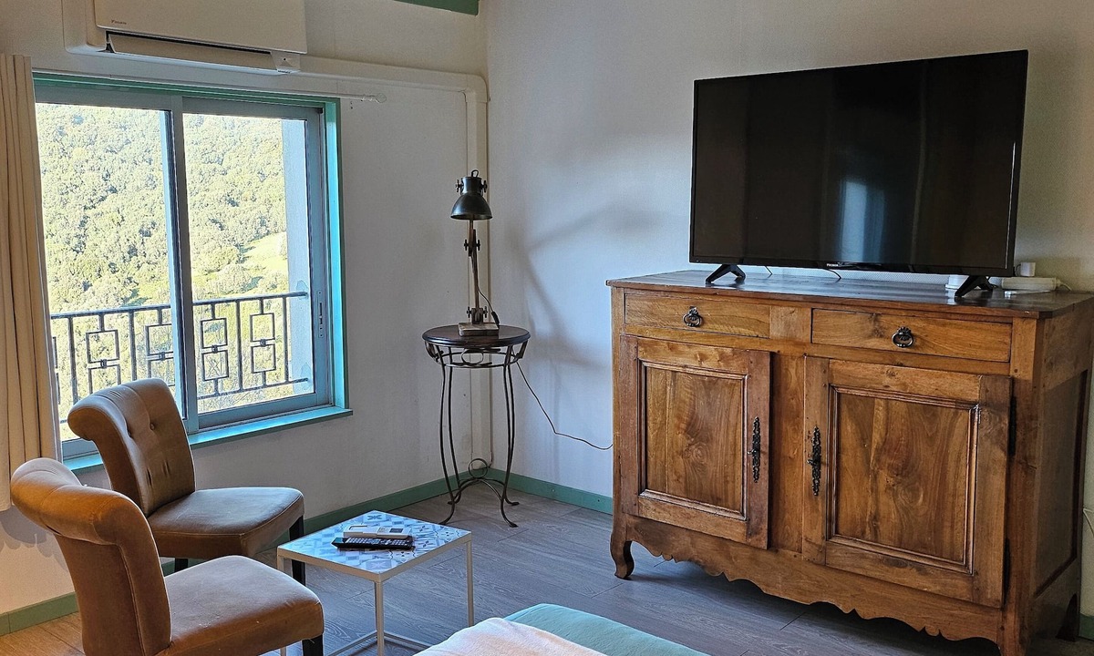 Sollacaro Bed & Breakfast | Accommodation A Ritonda (room+bath+kitchen), quiet with mountain view