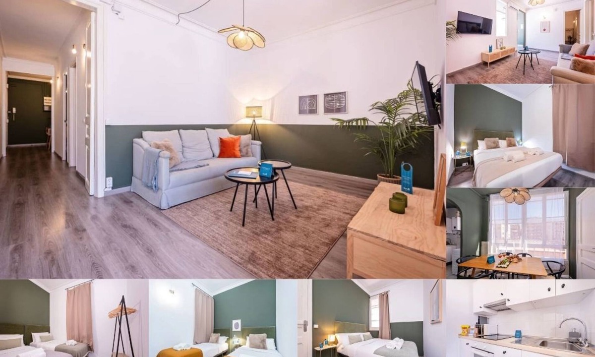 La Nova Esquerra de l'Eixample Apartment | Acomodis Apartments - Cozy 36-bedroom GroupFlat 18-Baths Barcelona Eixample 70 p