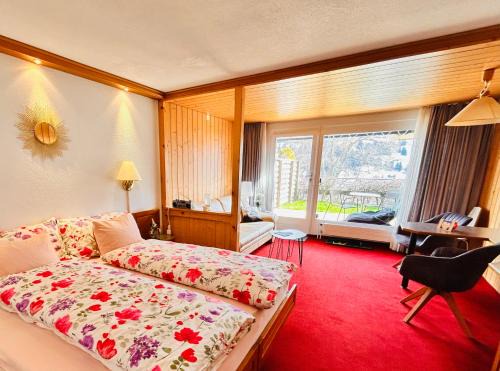 Adelboden Apartment | Adelhome Studio mit Gartensitzplatz