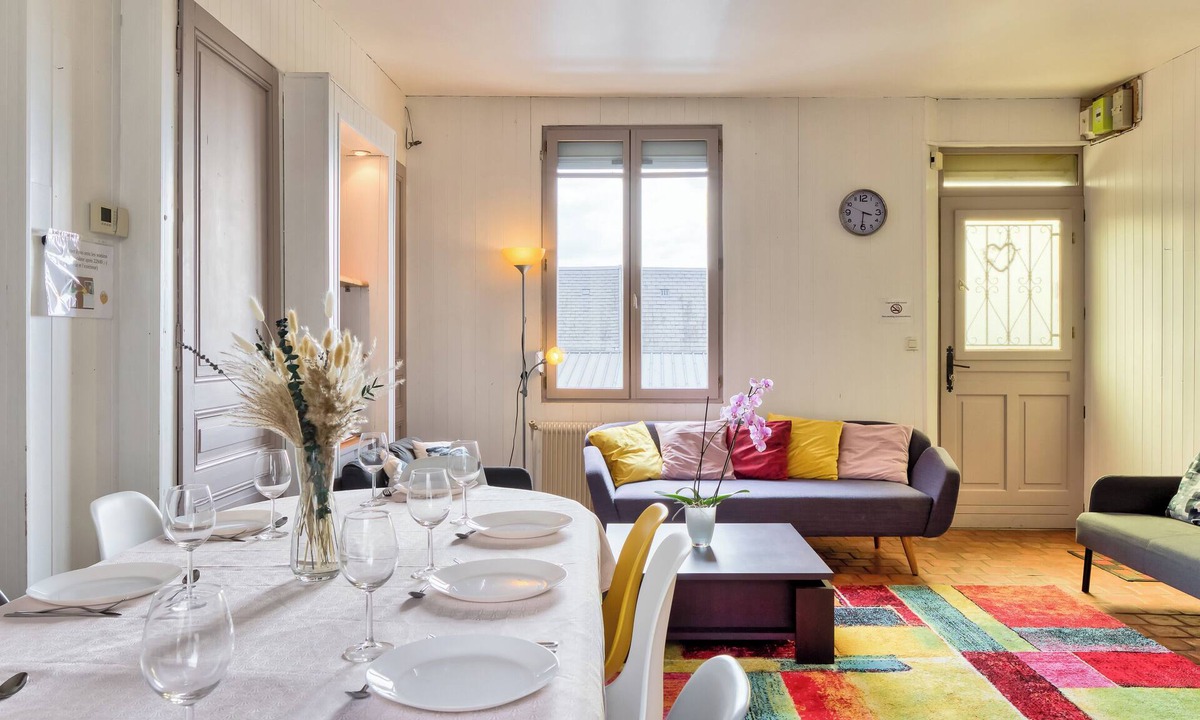 Gare-Jouvenet House | Agapanthes, jolie maison de ville à Rouen avec extérieur, terrasse
