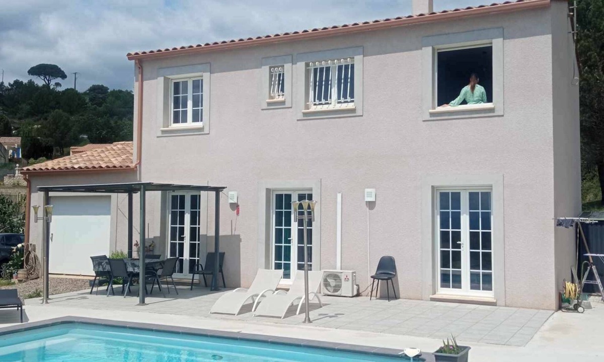 Caunes-Minervois House | Air-conditioned villa, private pool, 3 double bedrooms, 1 office + garden + garden shed
