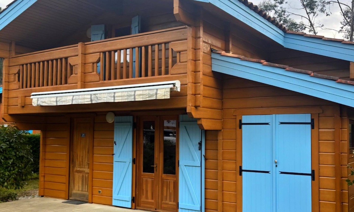 Bias Ski Chalet | Air-conditioned chalet 4/6 5km beach Mimizan in the Landes forest