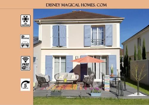 Magny-le-Hongre Villa | Air-conditionned villa, 5 min to the park - DISNEY MAGICAL HOMES, PARIS