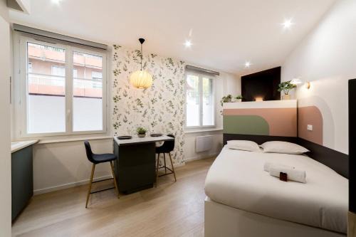 La Guillotiere Apartment | All in Lyon | Studio confortable | métro Garibaldi