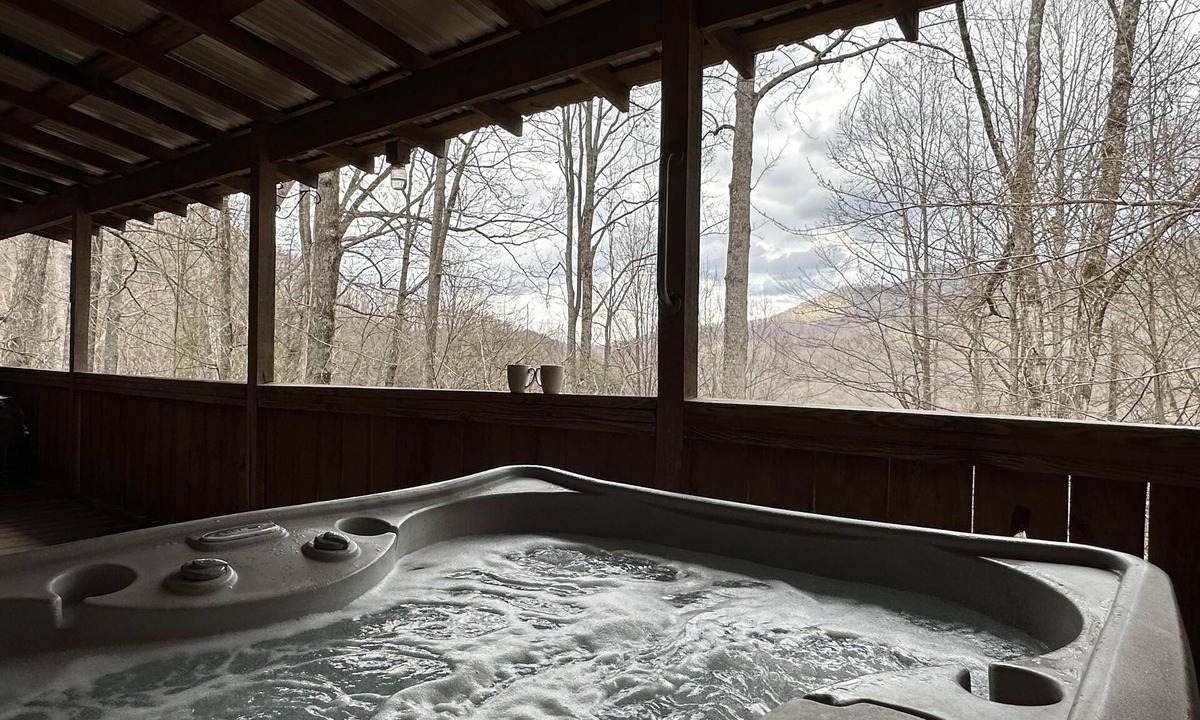 Candler House | Alone at last! Hiking, hot tub, grill, view.