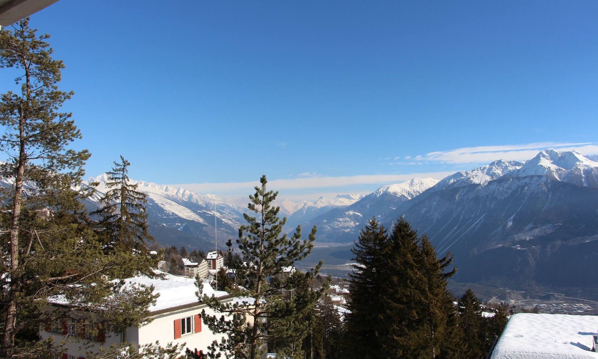 Randogne Apartment | Alpine panorama studio