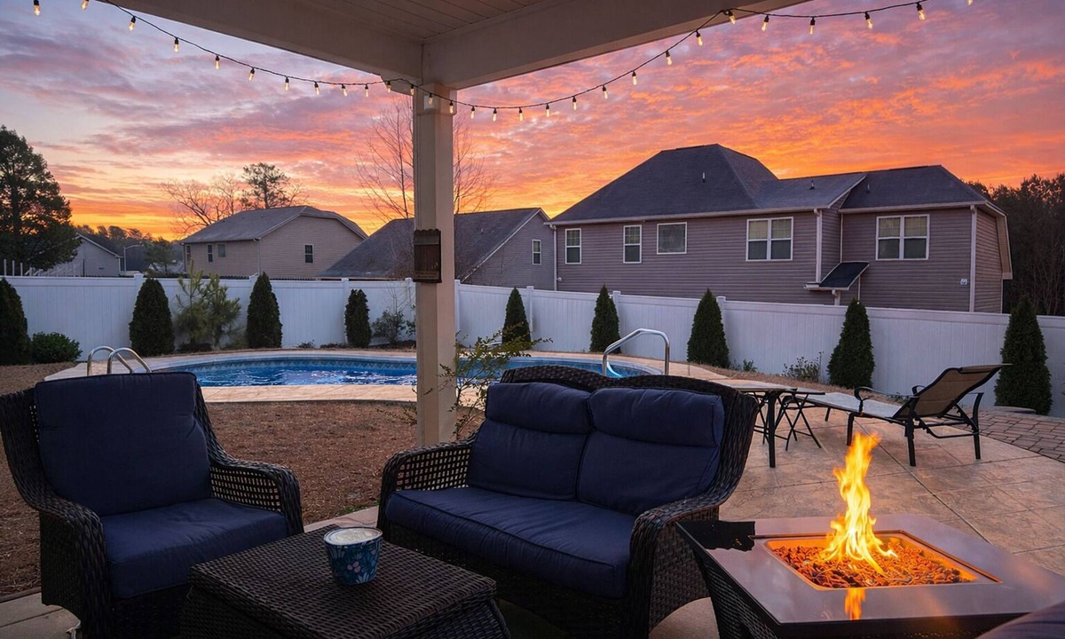 South View House | 🤩Amazing Pool🏖️-Fire Pit🔥 - Cozy Backyard 🫶- 20 min to Fort Bragg!