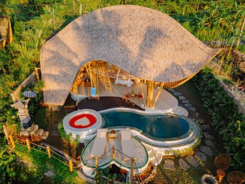 Selat Villa | Angel Bali Suites, Private Nature Bamboo Villa
