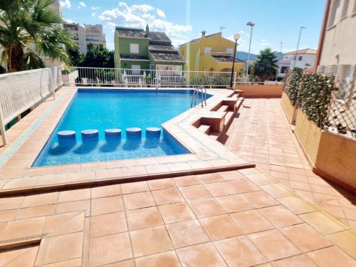 Oliva Apartment | Apartamento Duna - terraza con vistas al mar
