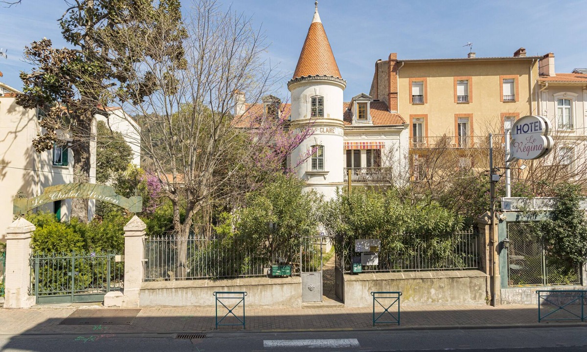 Amelie-les-Bains-Palalda Apartment | Apartment 'Chagall - Villa Sainte' with Mountain View, Shared Terrace and Wi-Fi