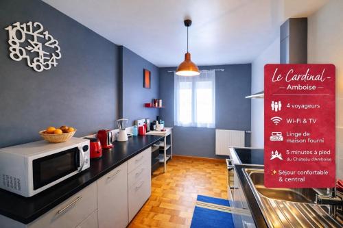 Amboise Apartment | Apartment 4 pers. 3 minutes from Clos Lucé
