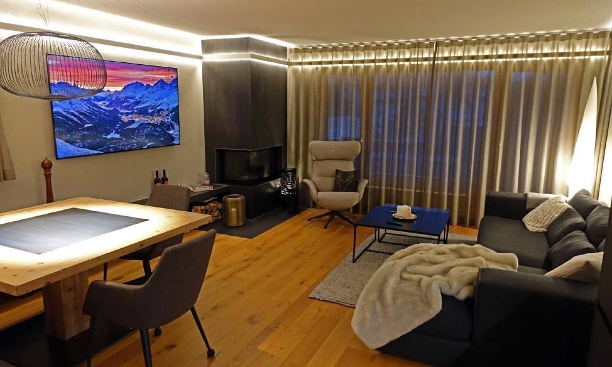 Champfer Apartment | Apartment 6, Berge, Sauna, Pool in St.Moritz