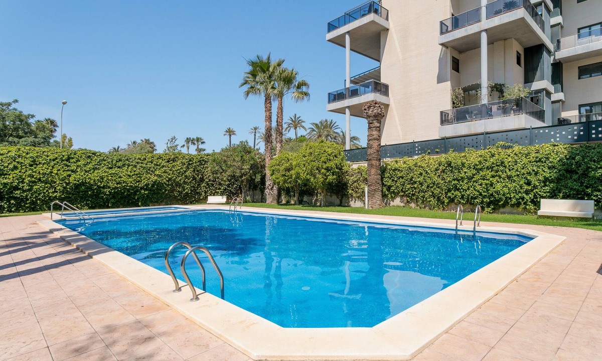 Playa de San Juan Apartment | Apartment 'Boliche' with Shared Pool, Wi-Fi and Air Conditioning