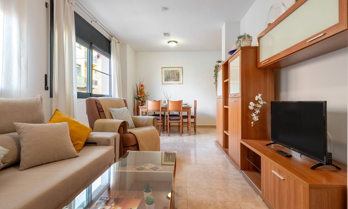 Camarles Apartment | Apartment 'Ca La Mercè' with Private Terrace, Wi-Fi and Air Conditioning