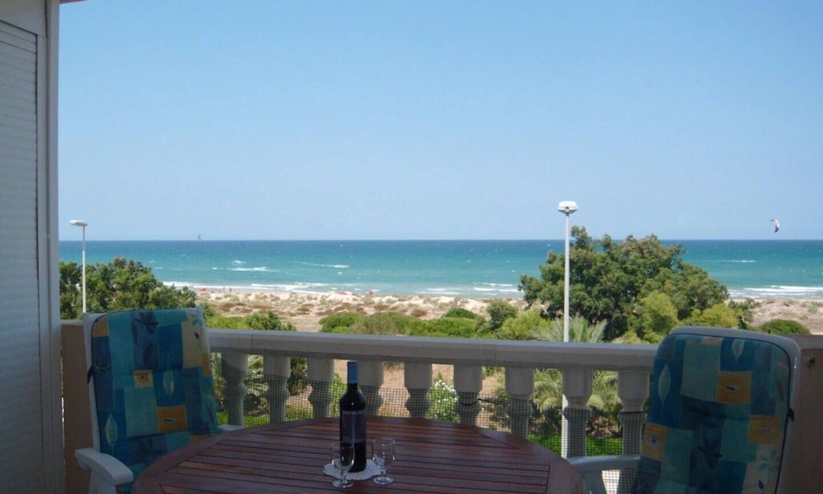 Platja de Piles Apartment | Apartment directly on the dune beach with pool, fantastic sea view, WIFI