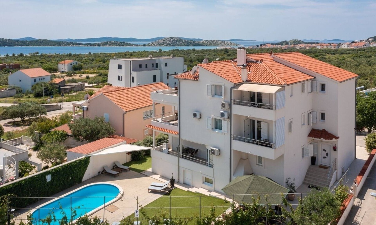 Vodice Apartment | Apartment in Vodice with Seaview, Balcony, Air condition, WIFI (94-6)
