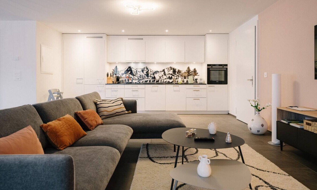 Einigen Apartment | Apartment Niesen near lake & mountains, modern