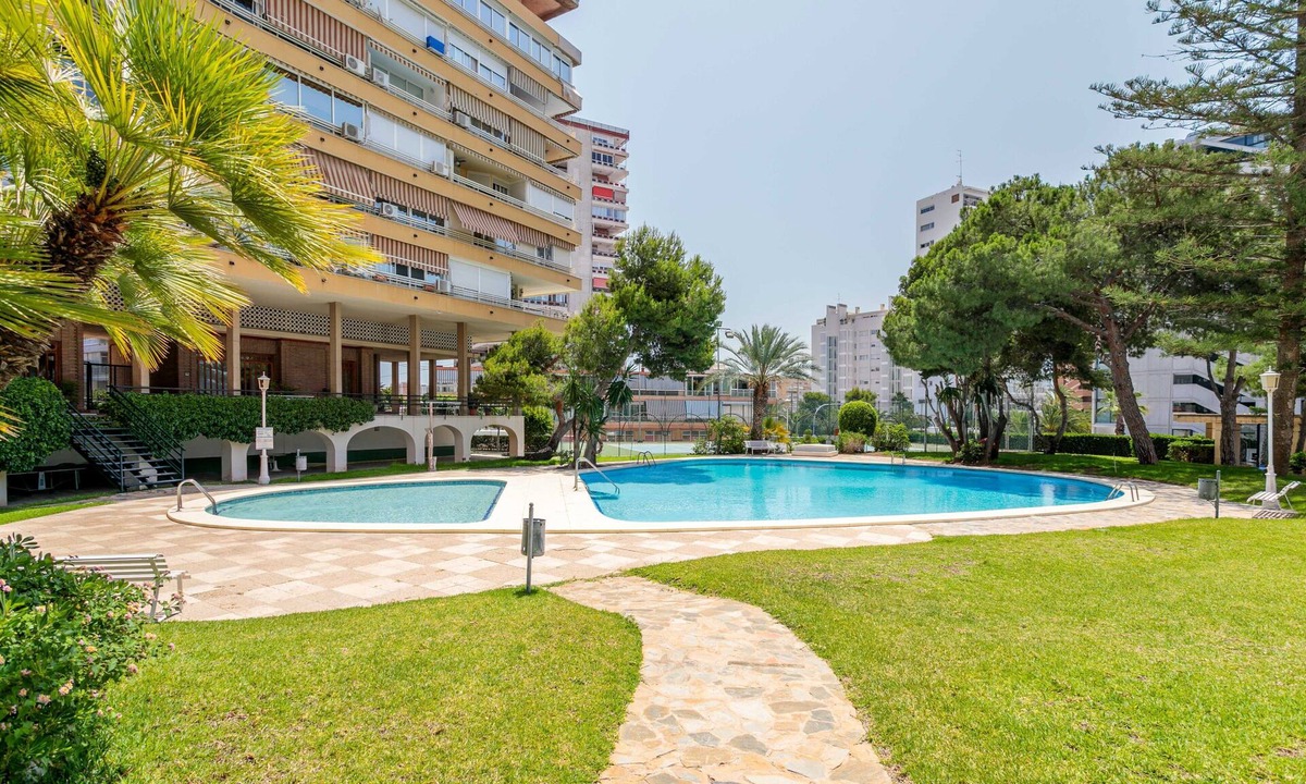 Cabo de las Huertas Apartment | Apartment 'Vistas Al Mar' with Shared Pool, Wi-Fi and Air Conditioning