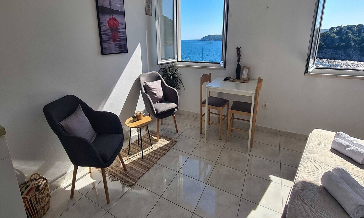 Stikovica Apartment | Apartments Matea - Studio with Sea View (2 Adults) - (Štikovica)
