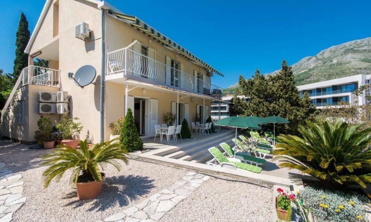 Srebreno House | Apartments & Rooms Jokovic- Deluxe Double Room with Terrace and Partial Sea View