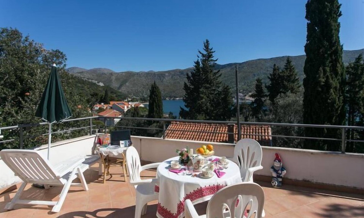 Zaton Apartment | Apartments Tramonto - Studio Apartment with Balcony and Sea View