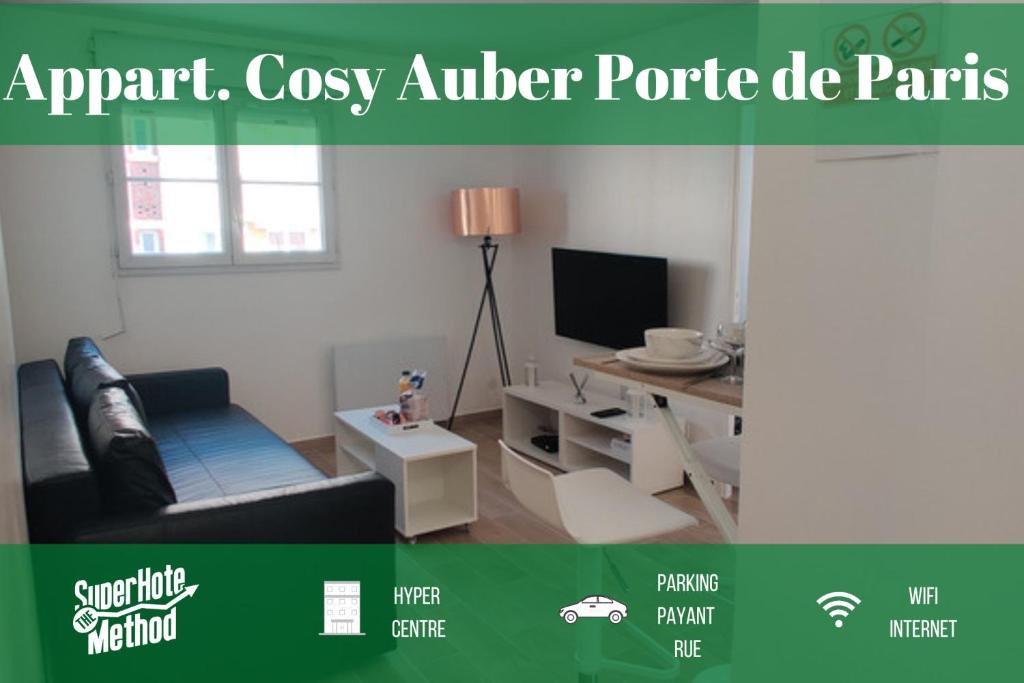Aubervilliers Apartment | Appart Cosy Auber Porte de Paris