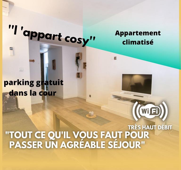Montbrison Apartment | appart cosy,calme à 2 pas du centre de montbrison