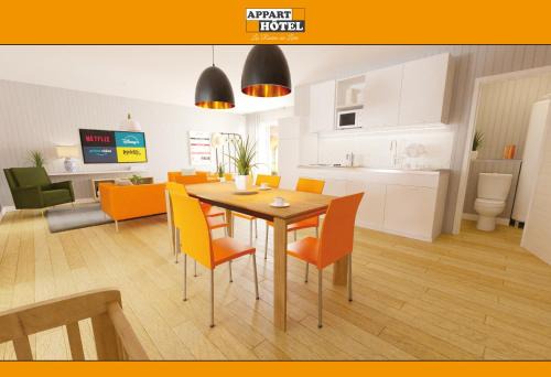 Les Rosiers-sur-Loire Apartment | APPART'HÔTEL Les Prés Blondeau, 1 à 10 personnes, 3 chambres, Terrasse, Parking privé, Wifi, Arrivée autonome 24-7