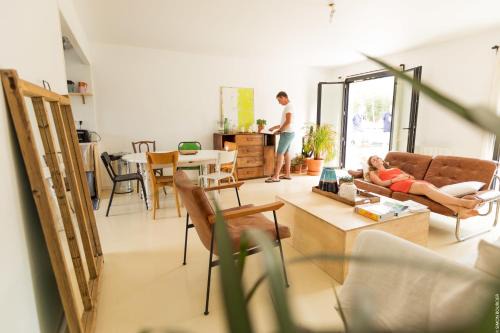 Les Conches Apartment | Appart le california 600m plage