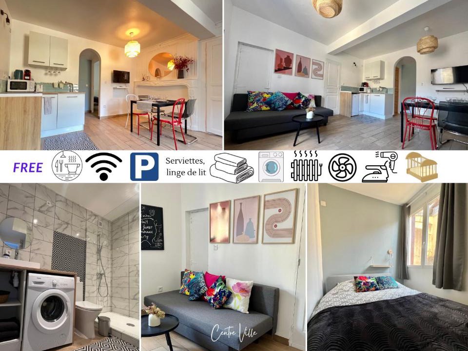Thiers Apartment | APPART TOTORO @ FREE PARKING/WIFI/DRAPS