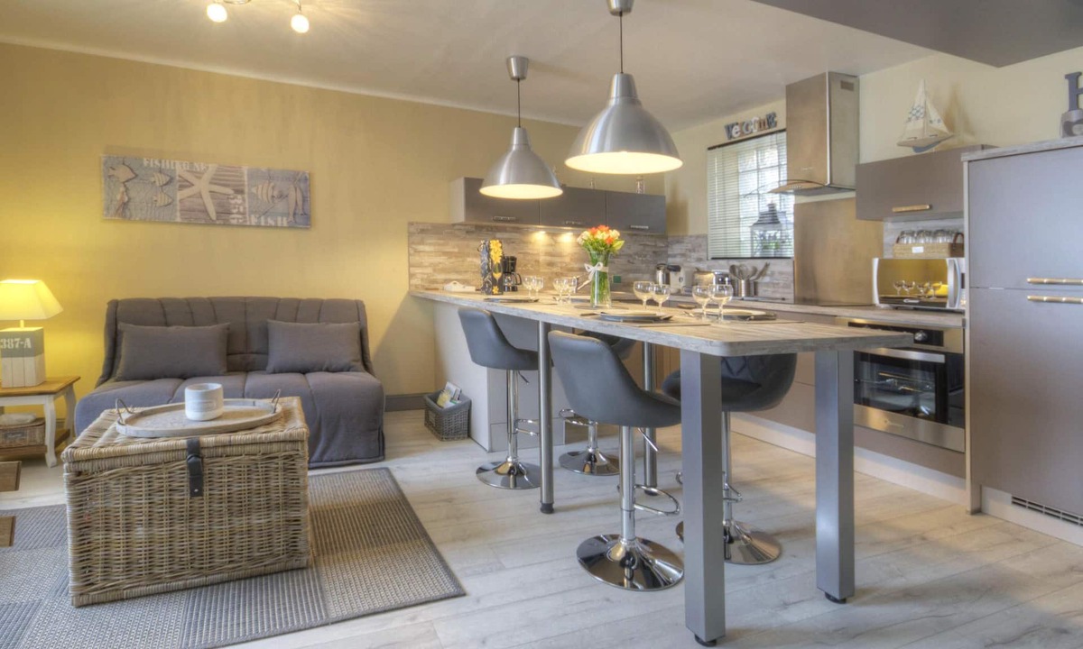 Port-en-Bessin-Huppain Apartment | Appartement 4* vue mer 2 personnes plages du débarquement Normandie France