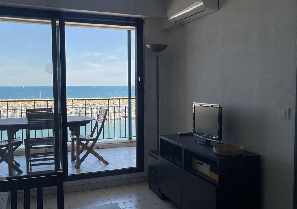 Plage d'Argeles Apartment | Appartement 2P+Cabine climatisé avec Parking à Argelès, vue Mer - FR-1-388-34